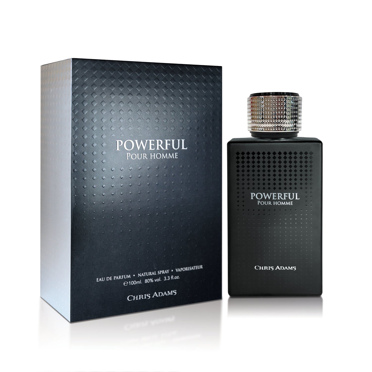 Chris Adams Powerful Perfume bottle with box