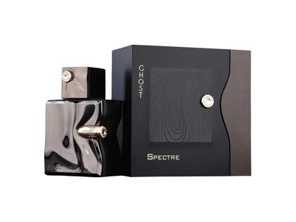 French Avenue's Spectre Ghost perfume bottle and packaging on a white background.