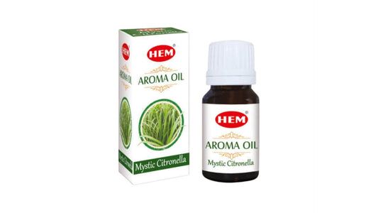 HEM Citronella Aroma Oil bottle and packaging on a white background