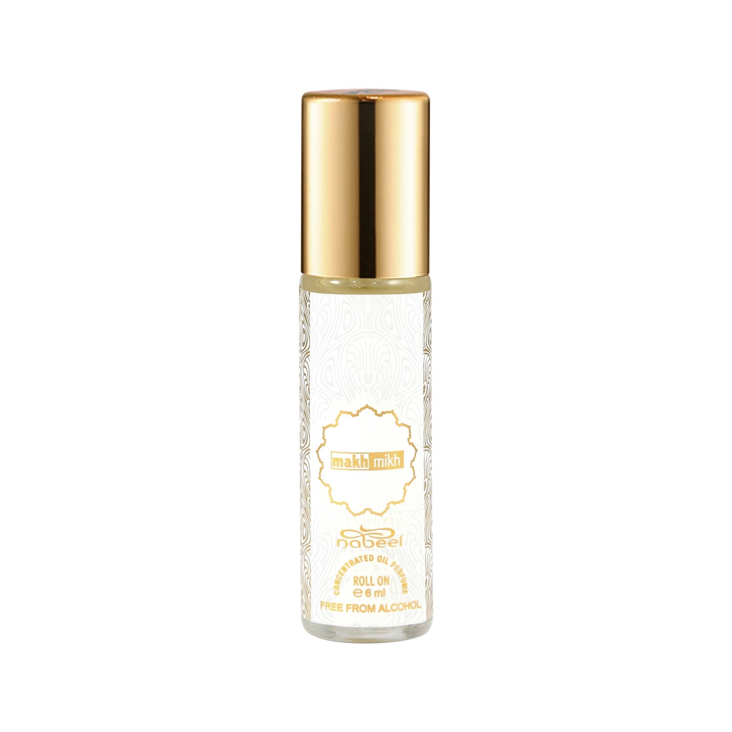 Nabeel attar Makh Mikh 6mL roll on oil bottle. Amani Manor