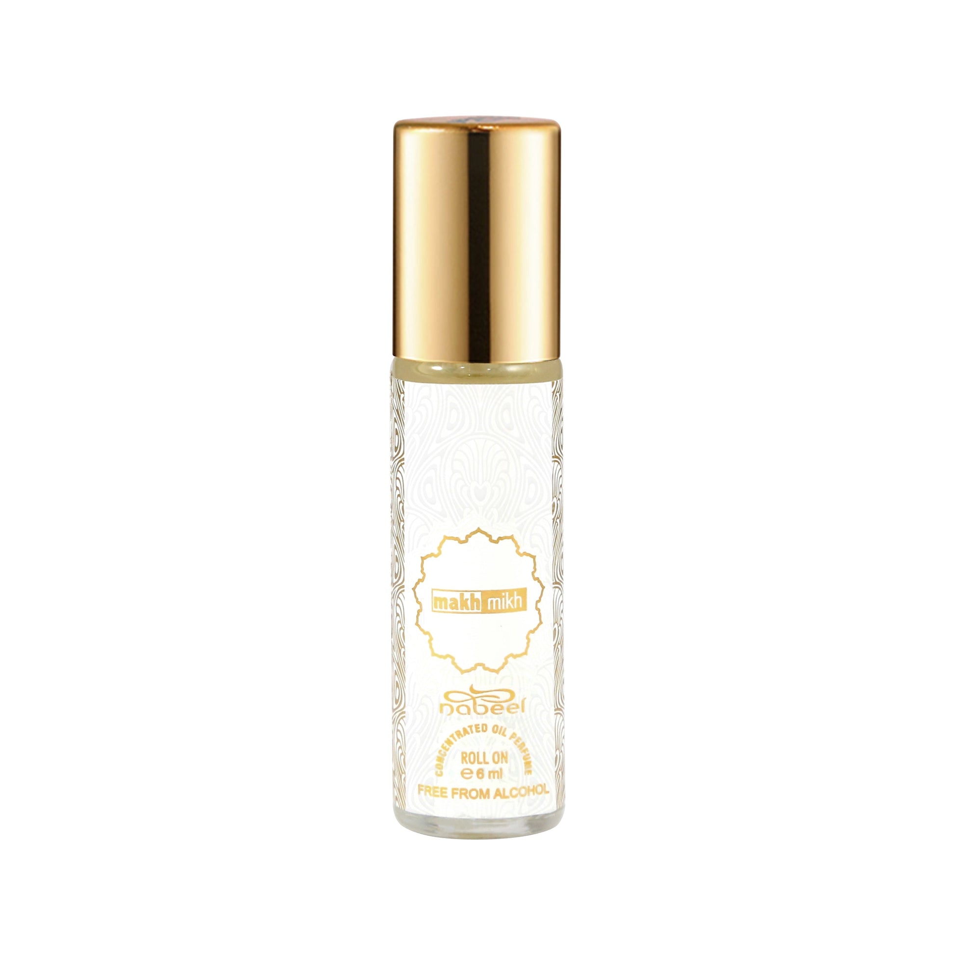 Nabeel attar Makh Mikh 6mL roll on oil bottle. Amani Manor
