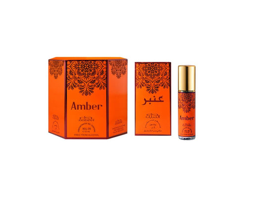 Nabeel Amber roll on perfume oil. Amani Manor