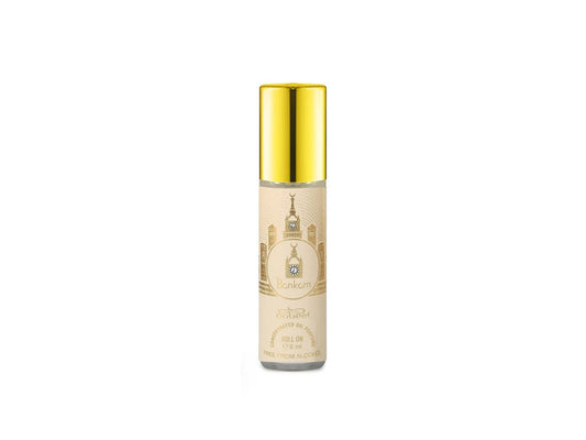 Nabeel Bankam roll on attar oil bottle. Amani Manor