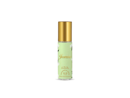 Nabeel Attar Jasmine 6mL Roll On fragrance oil bottle. Amani Manor