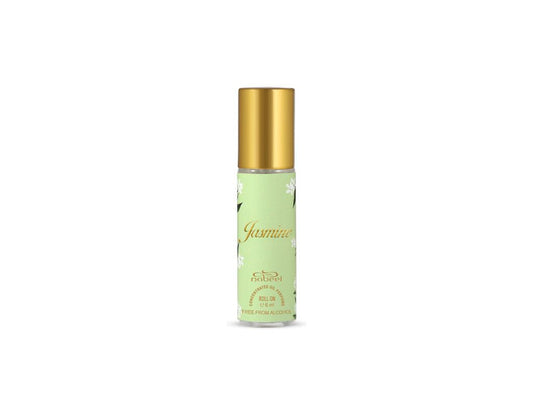 Nabeel Attar Jasmine 6mL Roll On fragrance oil bottle. Amani Manor