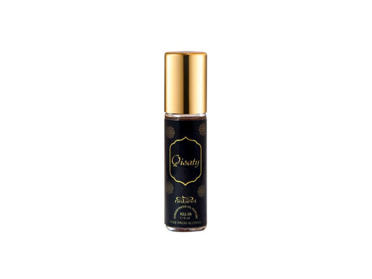 Nabeel attar Qisaty 6mL roll on perfume oil bottle. Amani Manor