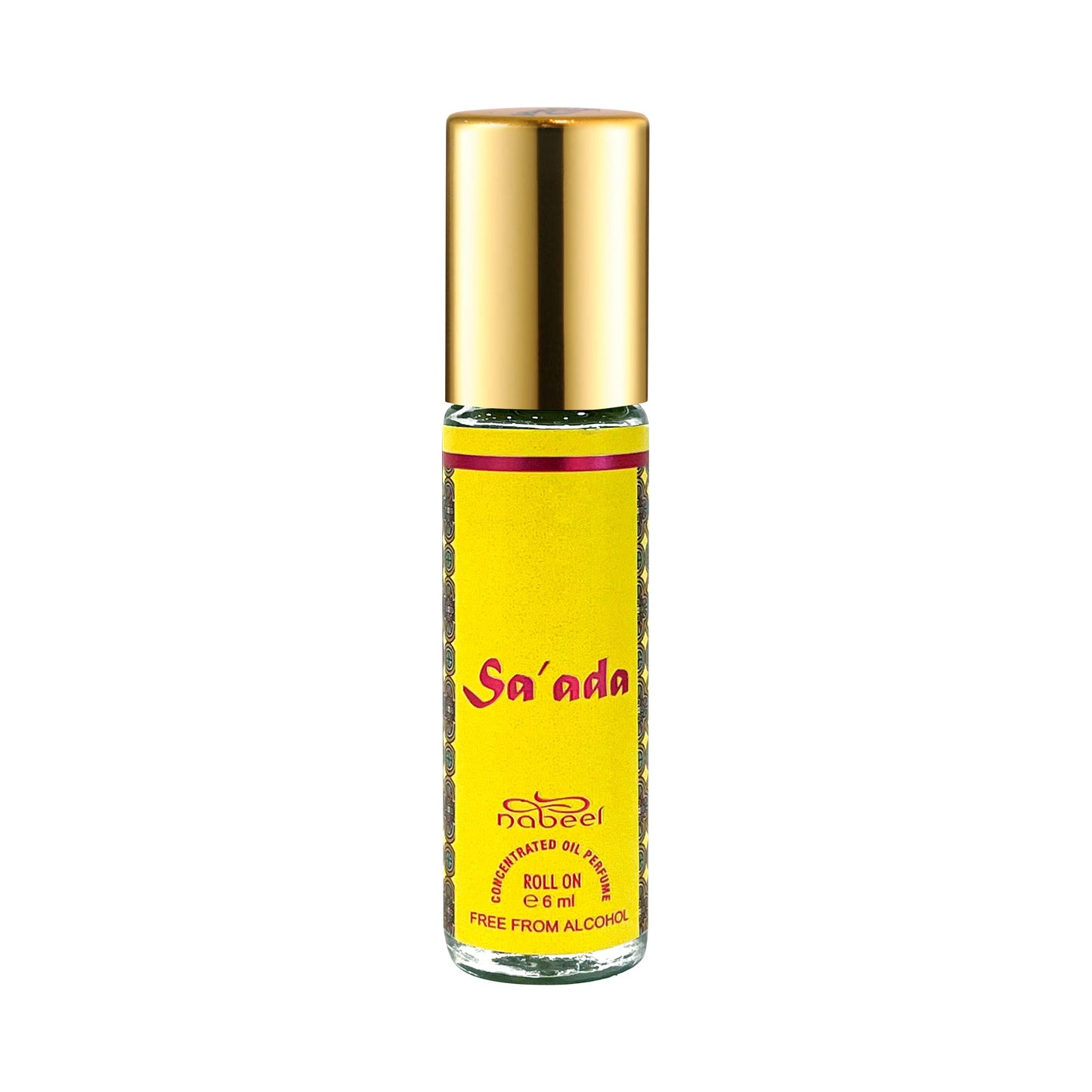 Nabeel attar Sa'ada 6mL roll pn oil bottle. Amani Manor